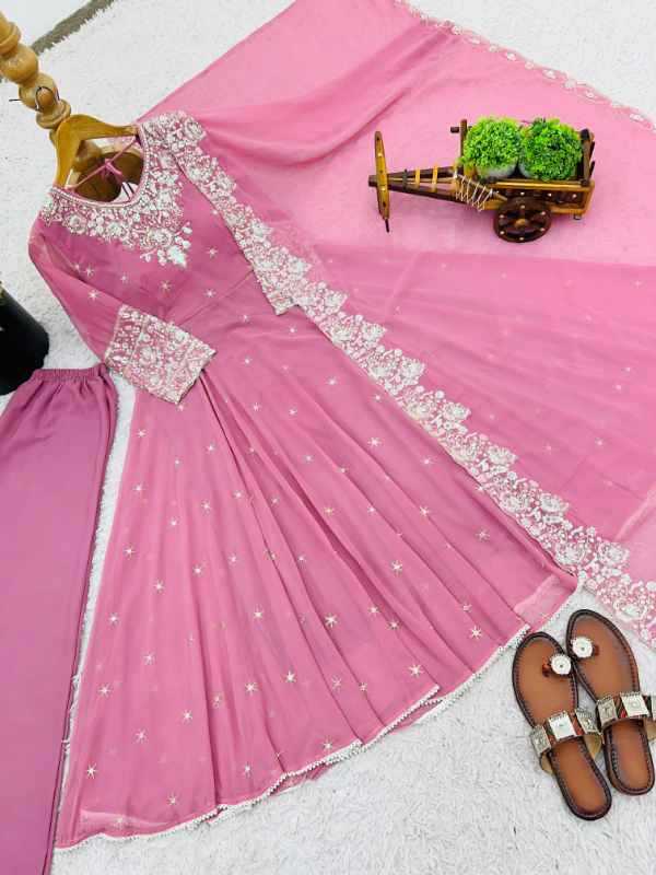 Faux Blooming Fancy Gown