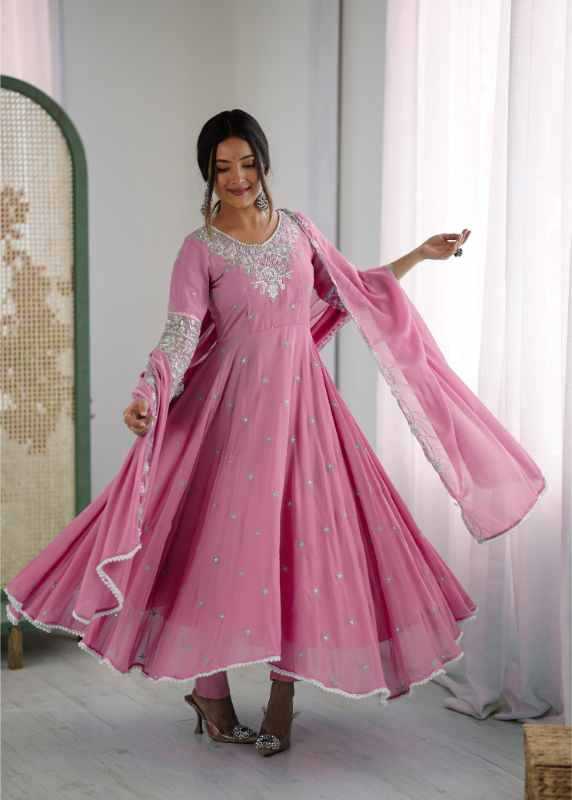 Faux Blooming Fancy Gown