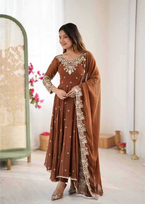 Faux Blooming Fancy Gown