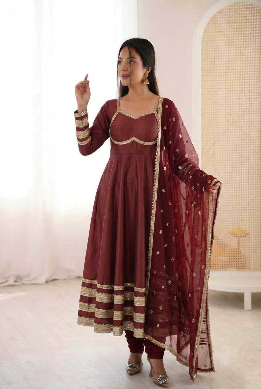 Cotton Anarkali Gown