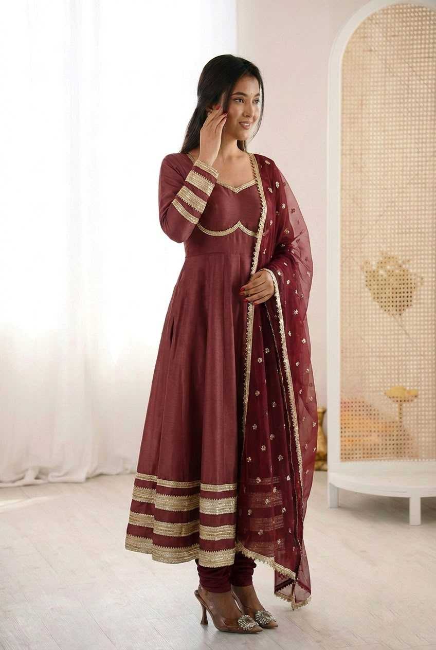 Cotton Anarkali Gown