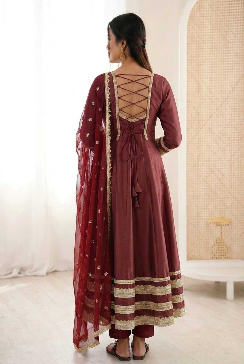 Cotton Anarkali Gown