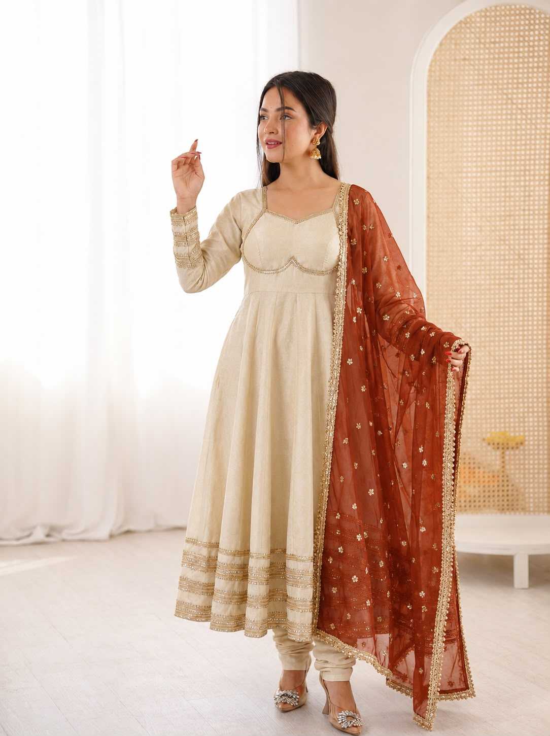 Cotton Anarkali Gown