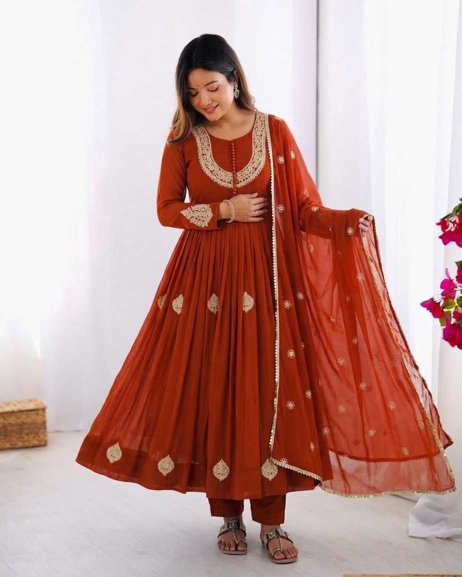 Georgette Party Gown