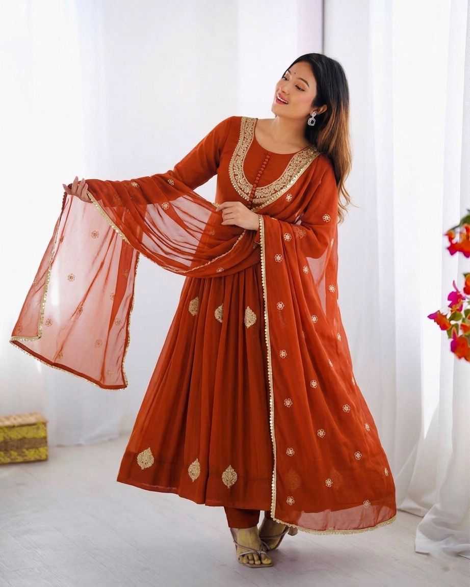Georgette Party Gown