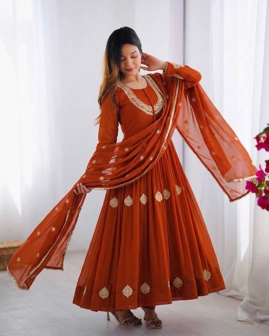Georgette Party Gown