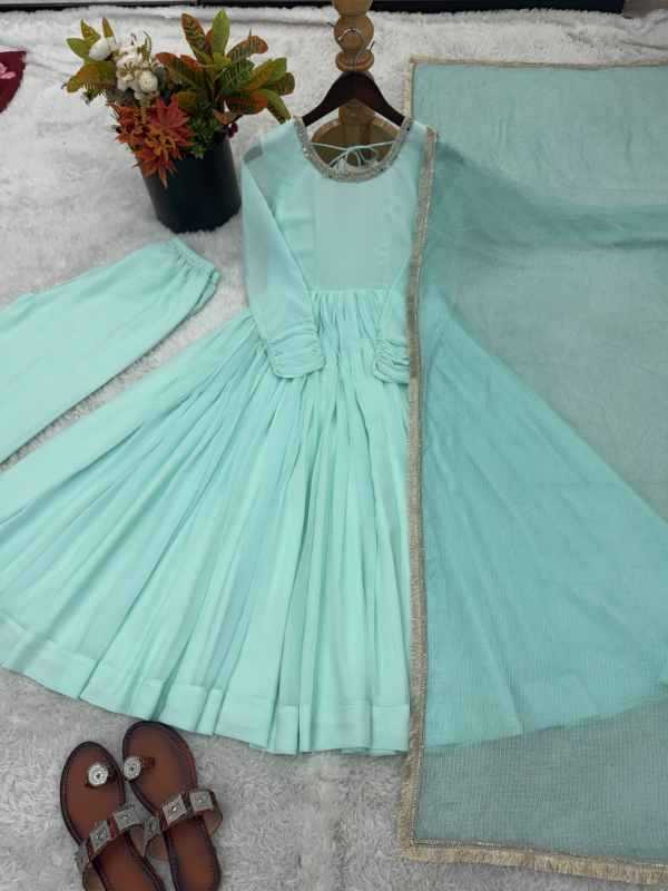 Cotton Anarkali Gown 5020