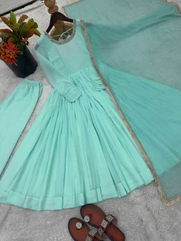 Cotton Anarkali Gown
