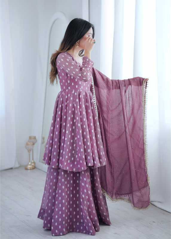 Crunchi Sharara Salwar Suit