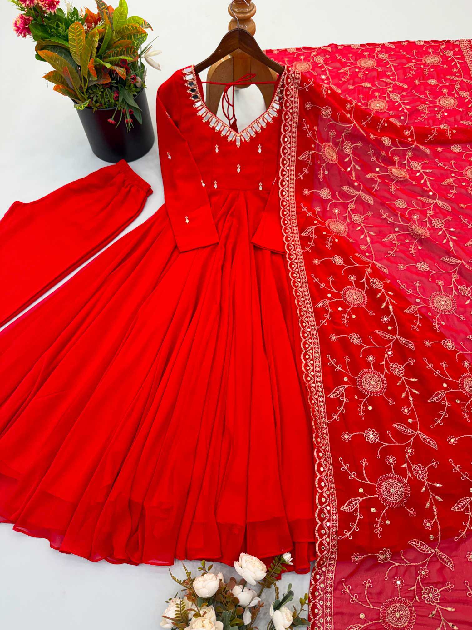 Embroidery Gown