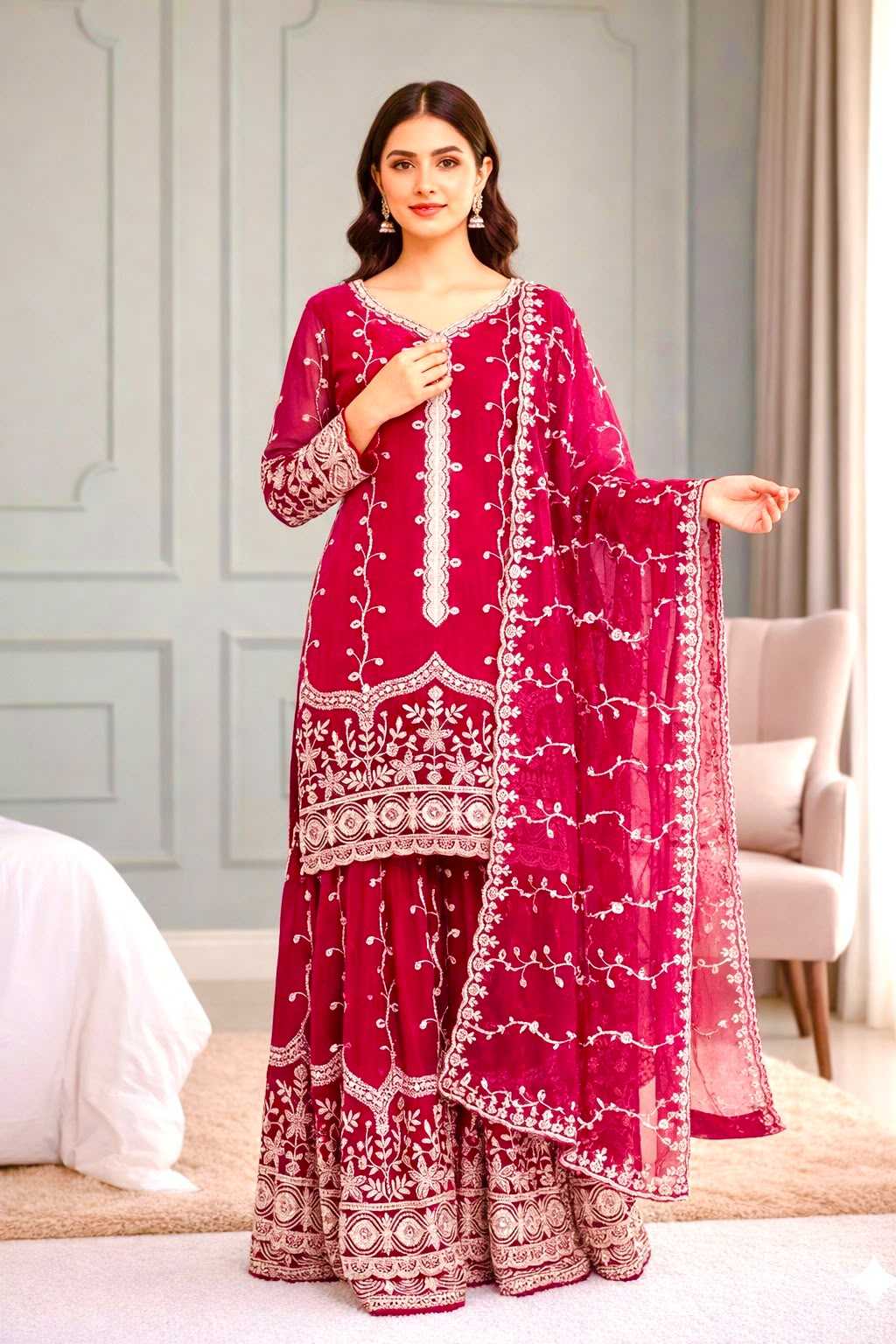 Embroidery Suit