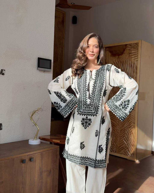 Rayon Embroidery Suit