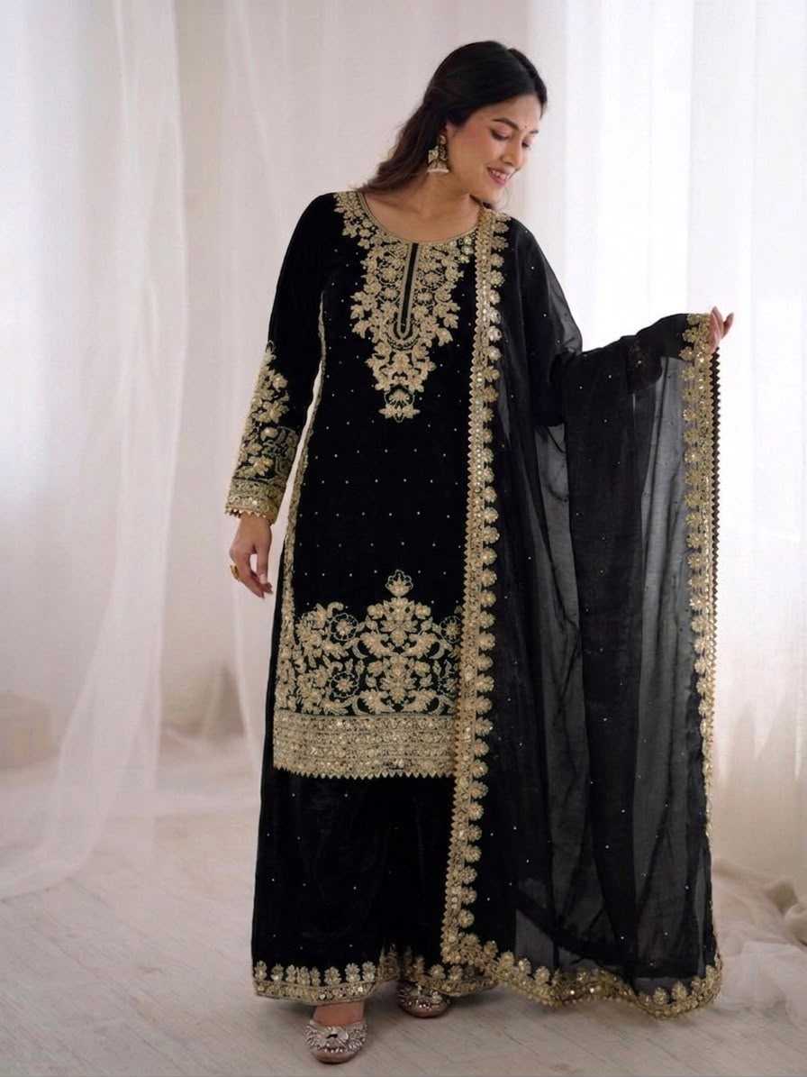 Pure Silk Embroidery Suit