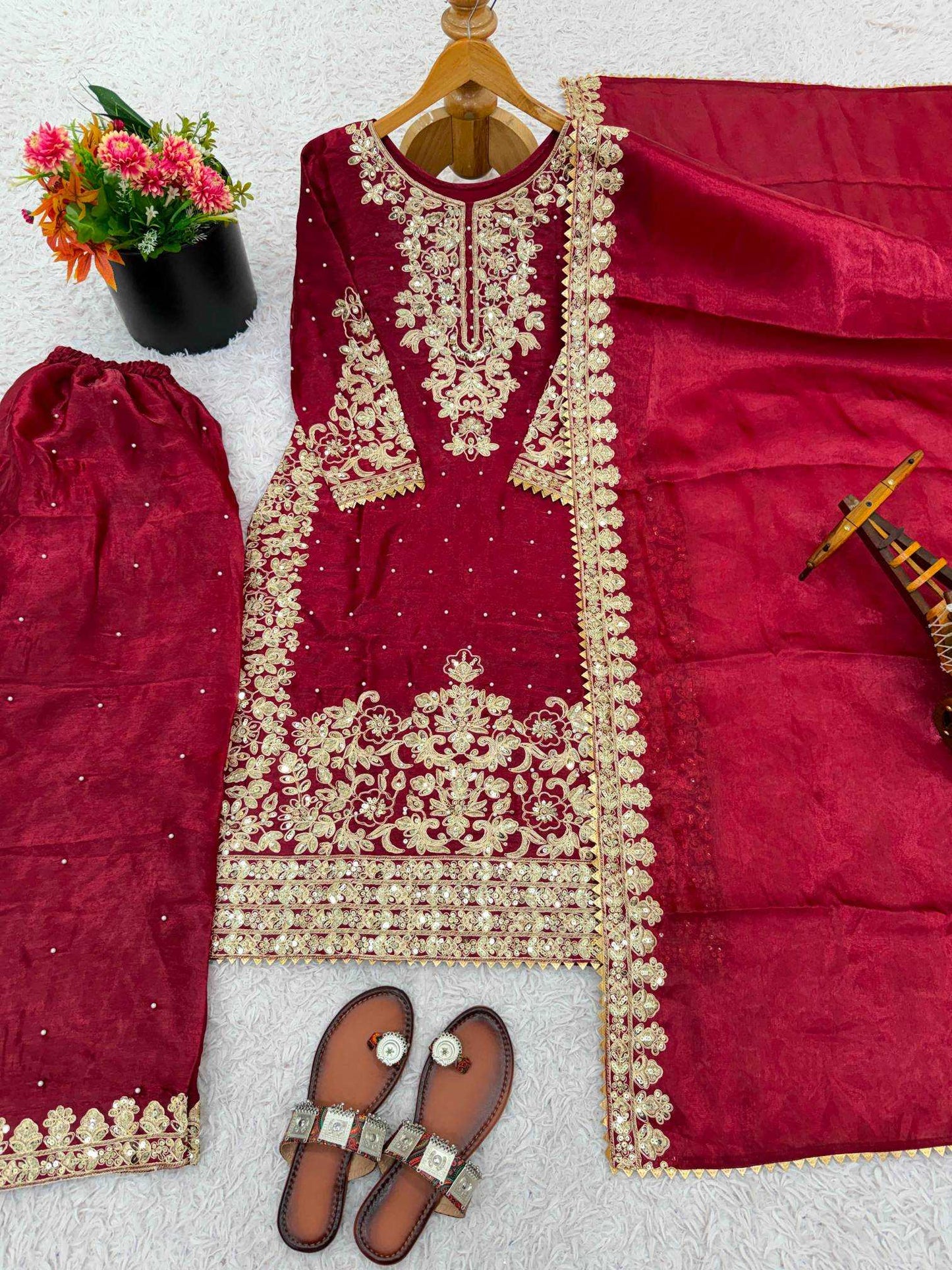 Embroidery Suit