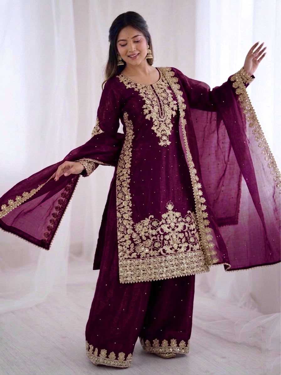 Embroidery Suit