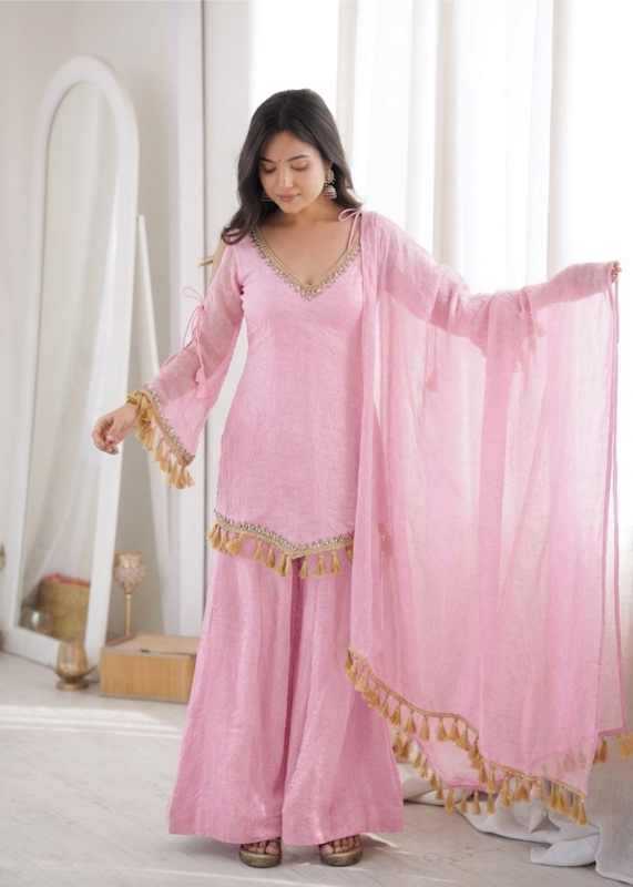 Crush Silk Cotton Suit