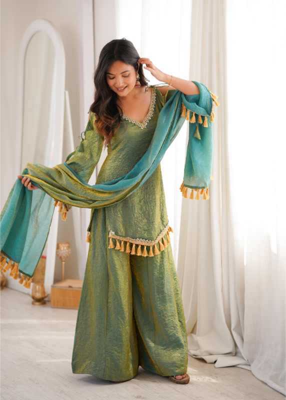 Crush Silk Cotton Suit