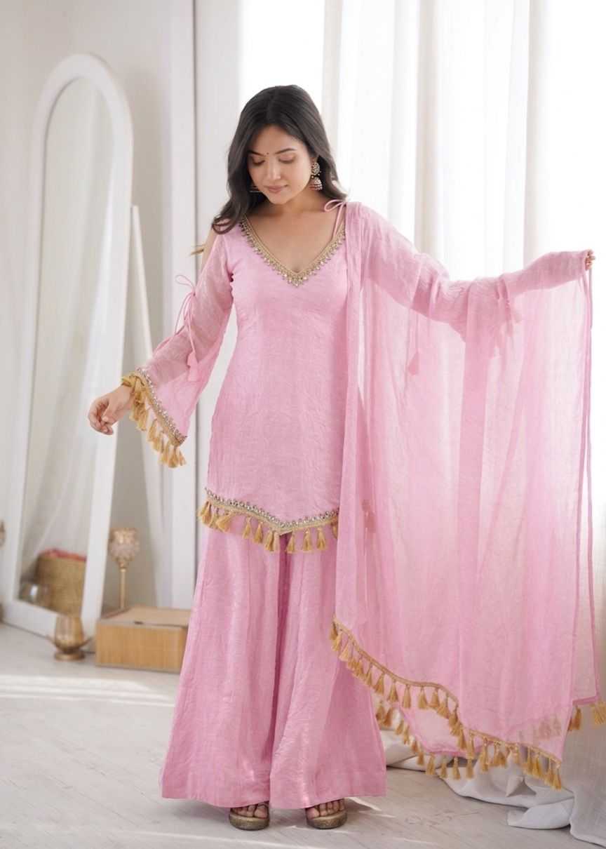 Crush Silk Cotton Suit