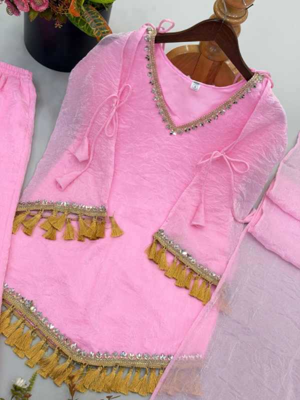 Crush Silk Cotton Suit