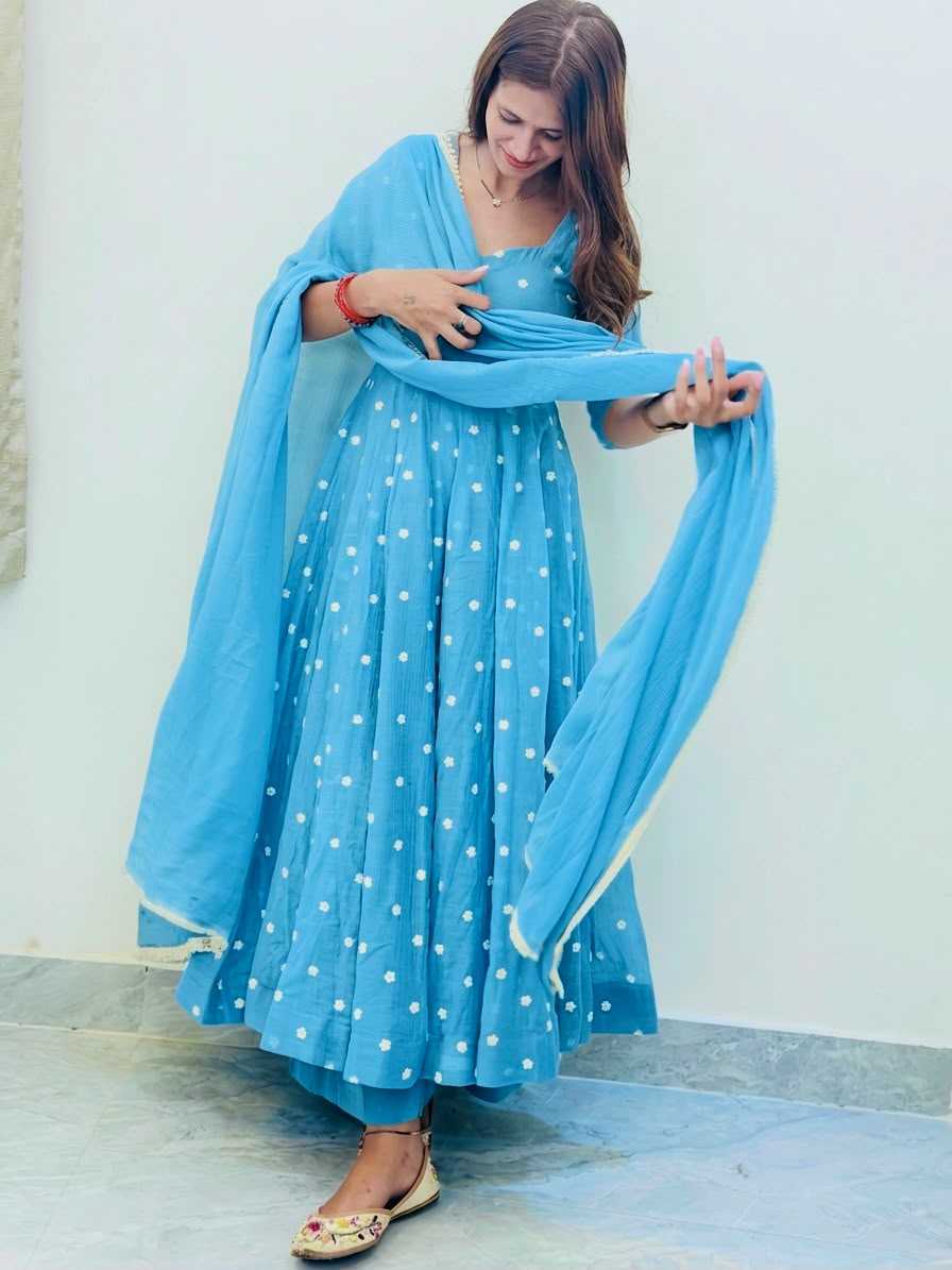Embroidery Gown
