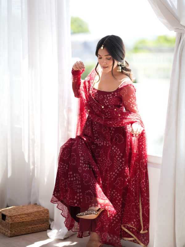 Faux Georgette Printed Suit 5368