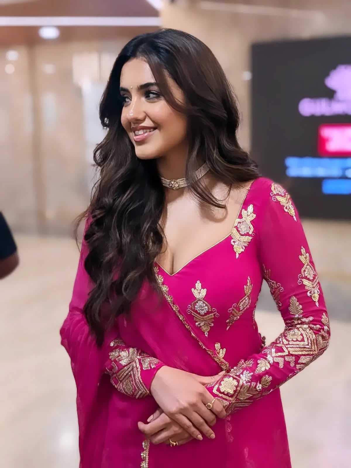 Georgette Embroidery Gown