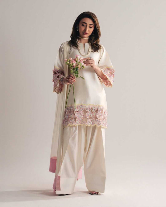 Crepe Embroidery Suit JT-143635