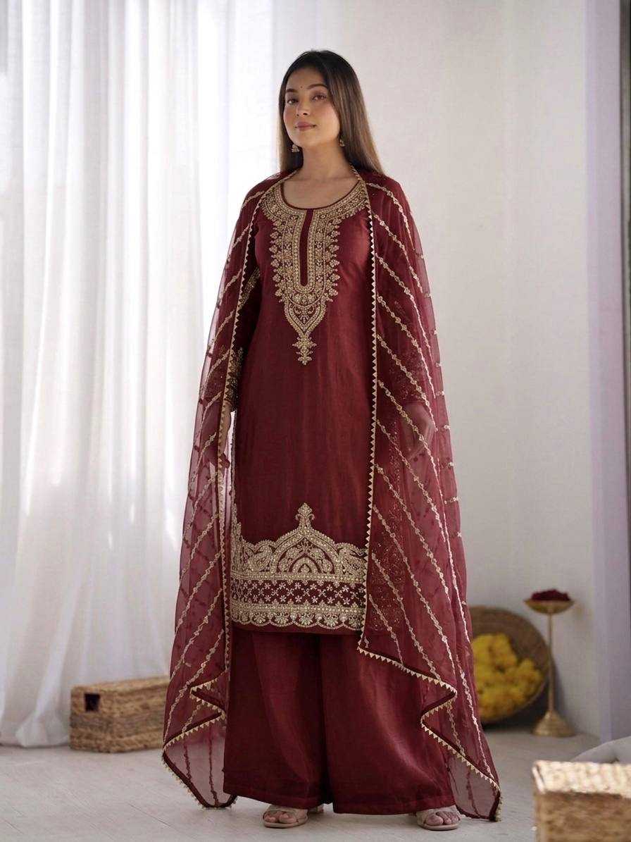 Fendy Embroidery Suit