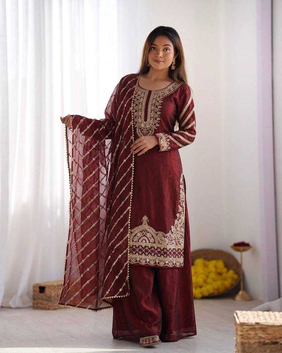 Fendy Embroidery Suit