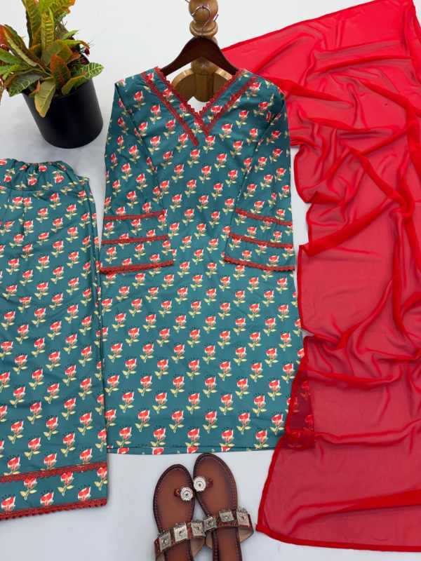 Crepe Cotton Suit 902