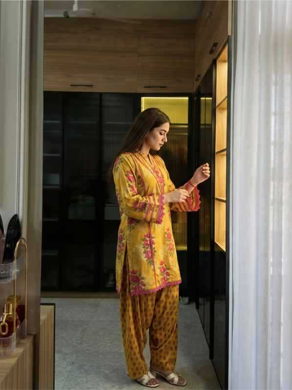 Crepe Cotton Suit