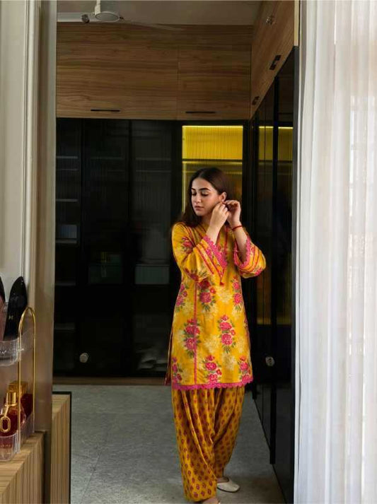 Crepe Cotton Suit 909