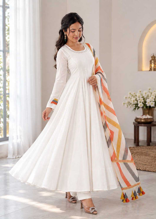 Cotton Embroidery Suit 917
