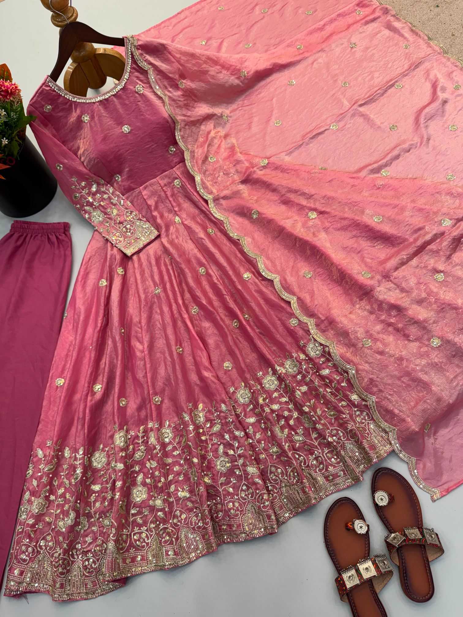 Embroidery Gown