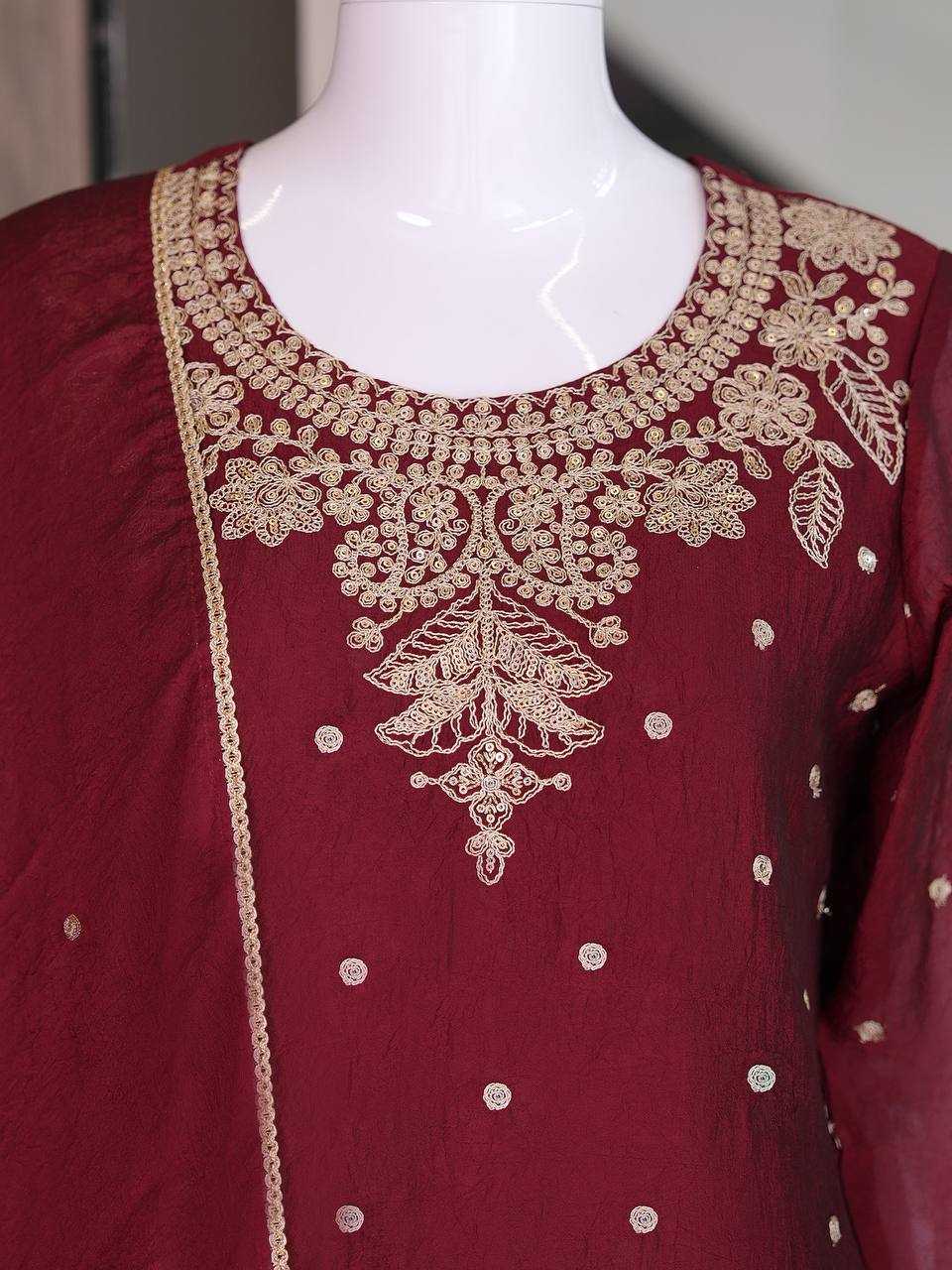 Rangoli Silk Embroidery Suit