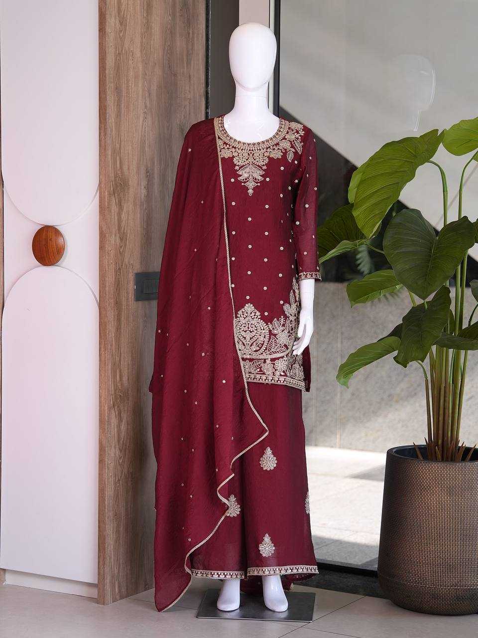 Rangoli Silk Embroidery Suit