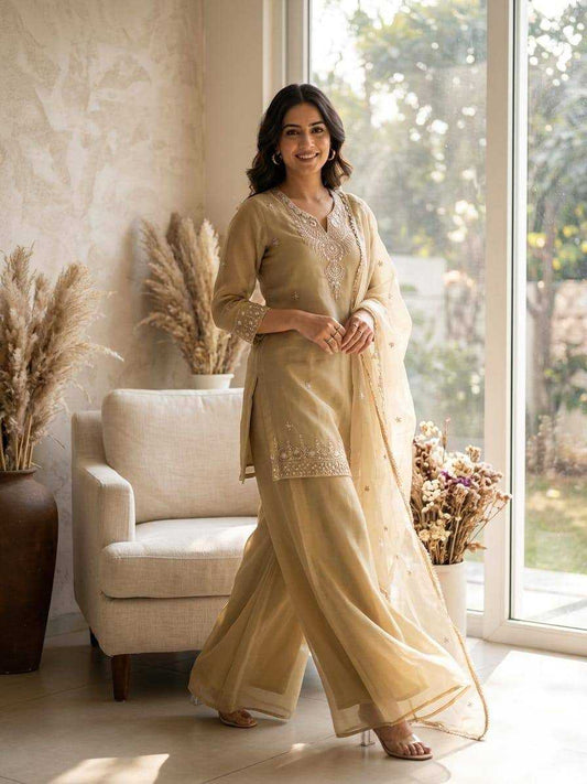 Cotton Palazzo Suit