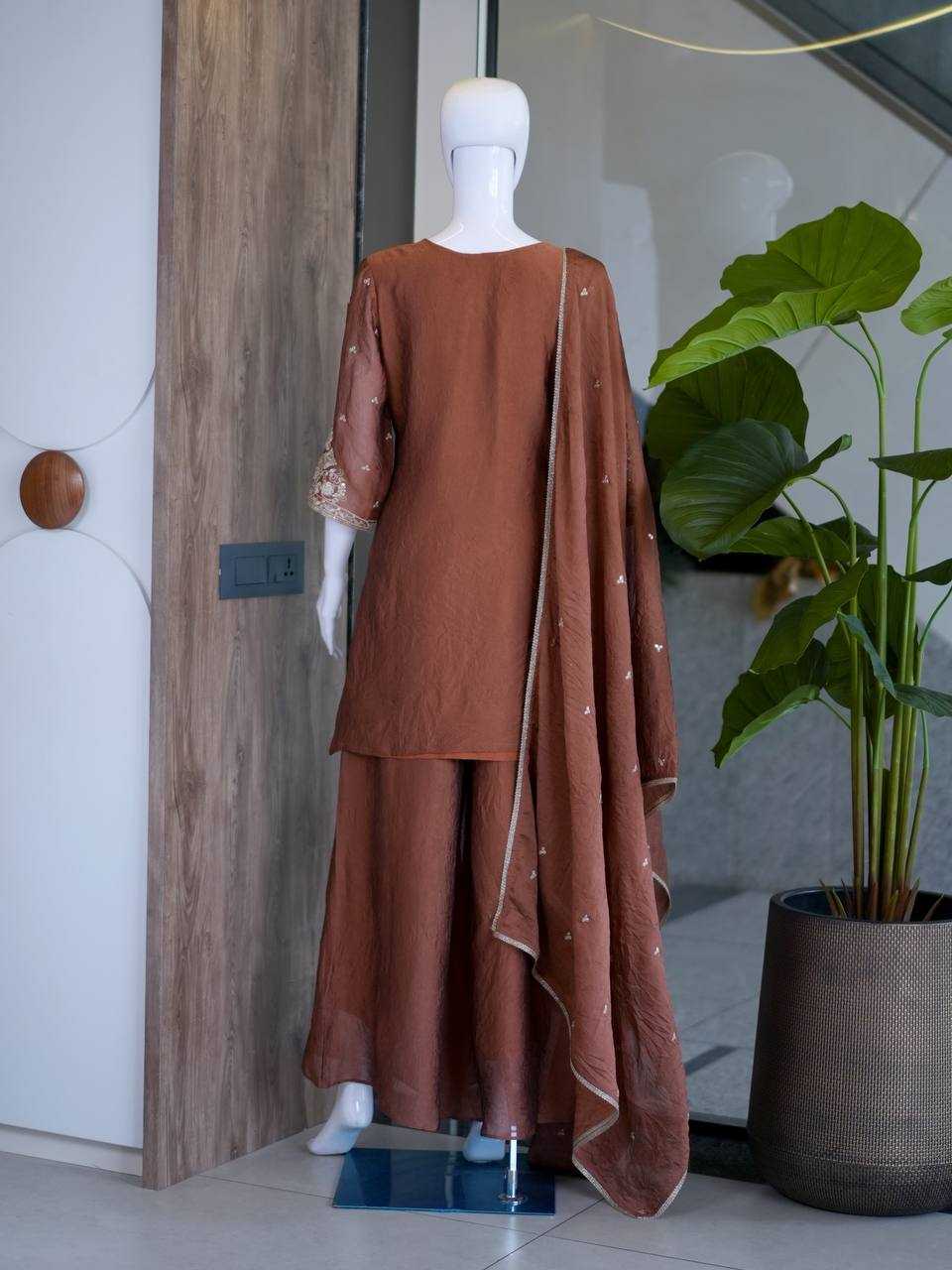 Rangoli Silk Palazzo Suit