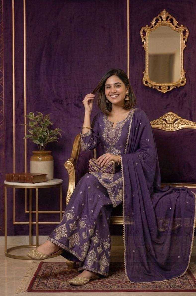 Rangoli Silk Embroidery Suit