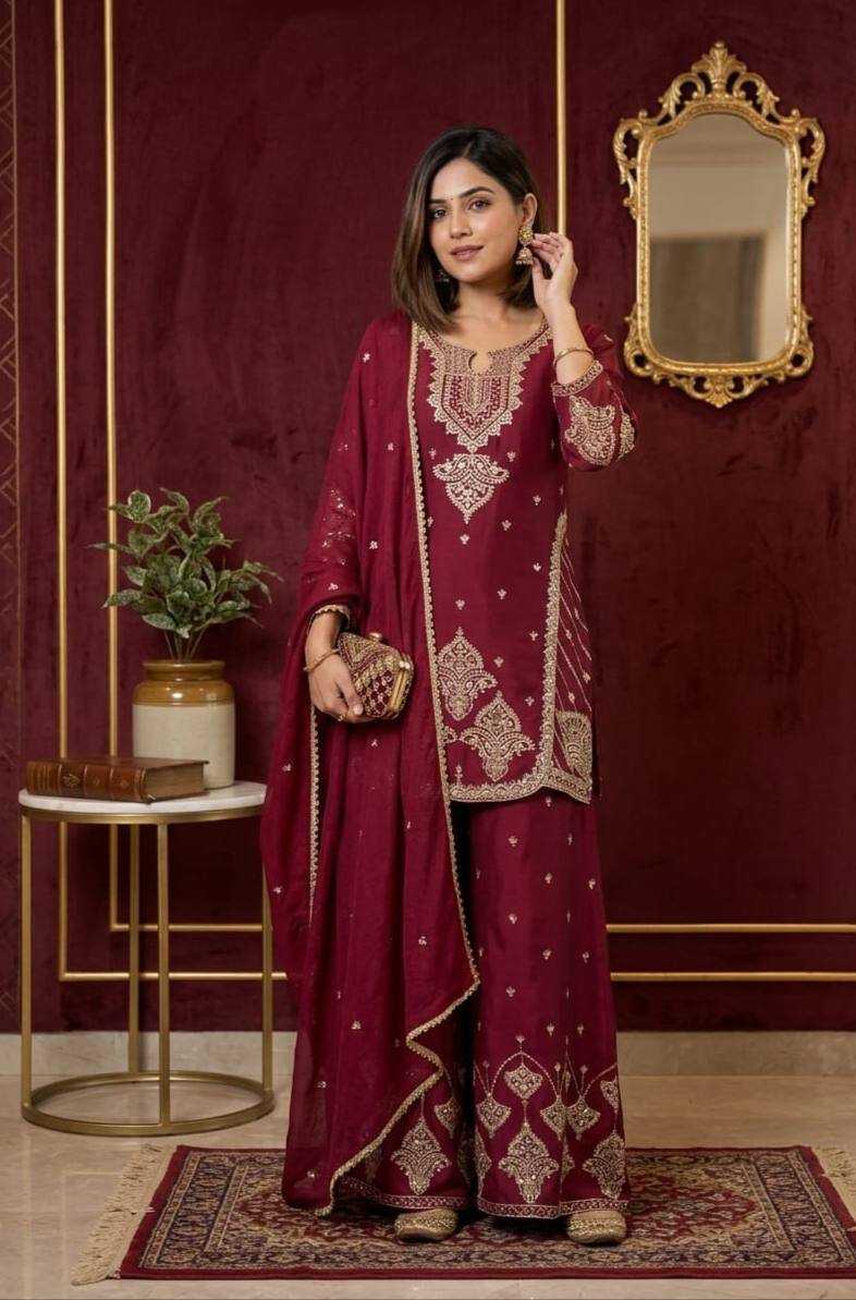 Rangoli Silk Embroidery Suit