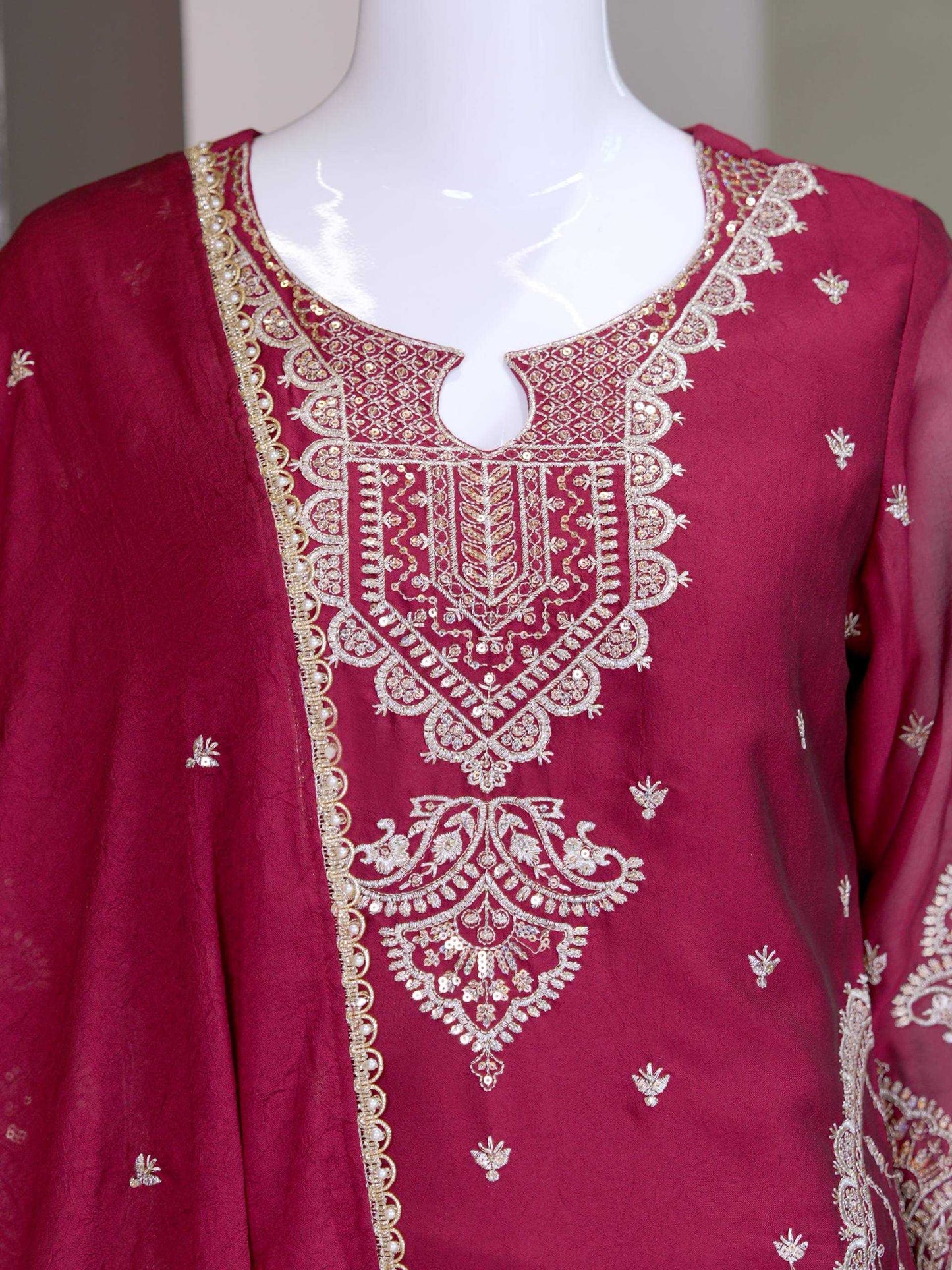 Rangoli Silk Embroidery Suit