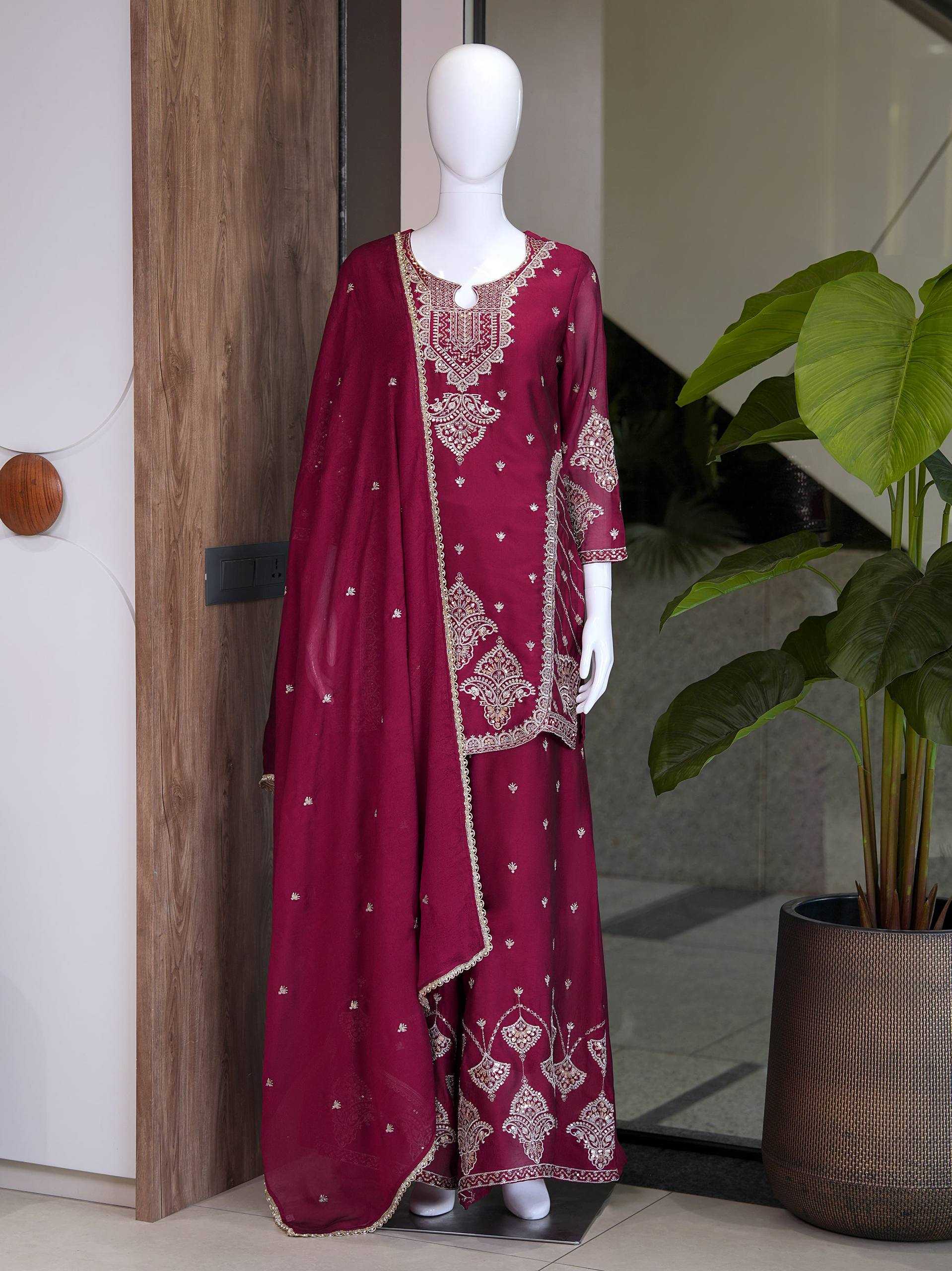 Rangoli Silk Embroidery Suit