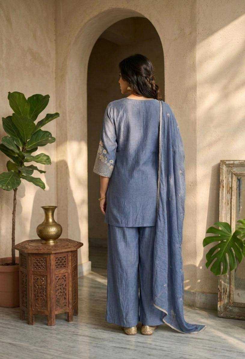 Rangoli Silk Embroidery Suit