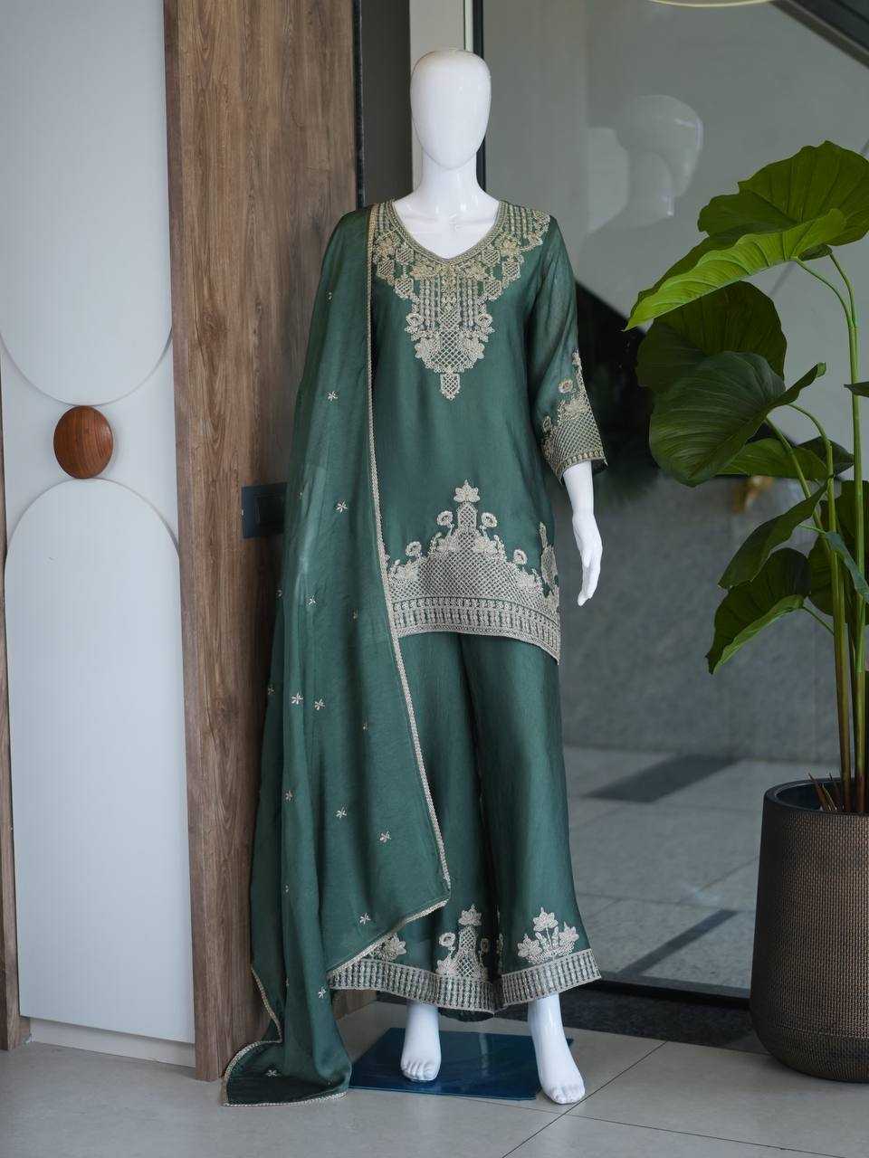 Rangoli Silk Embroidery Suit