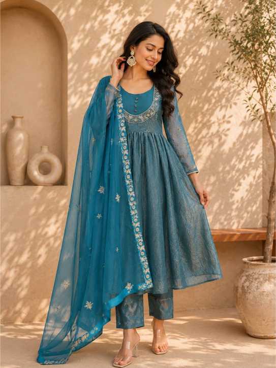 Pure Silk Ladies Suit
