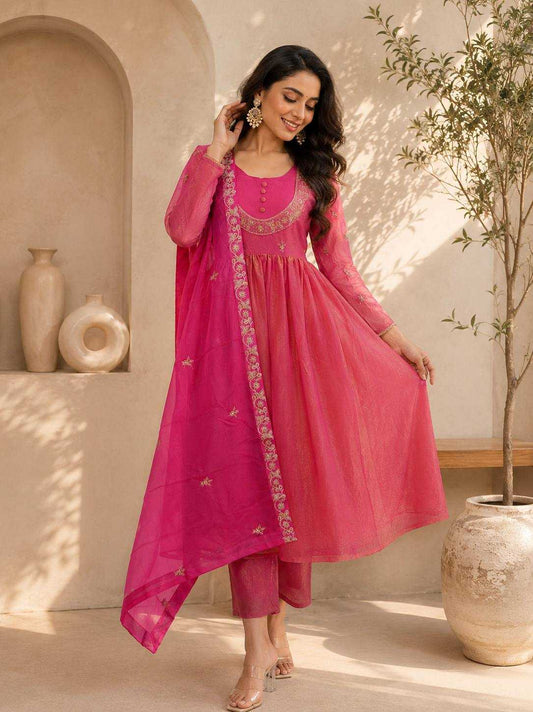 Pure Silk Ladies Suit