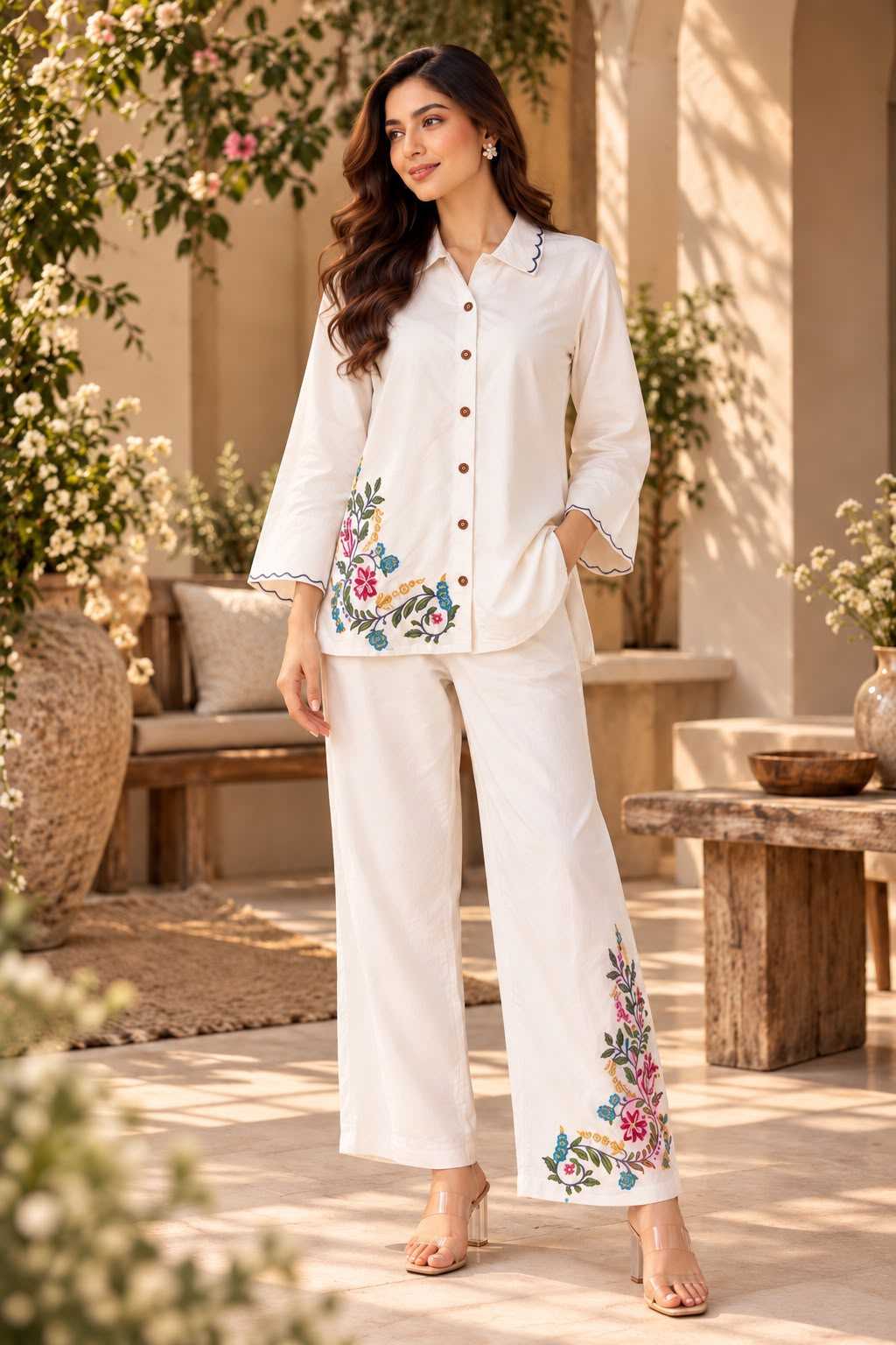 Cotton Co-ord Set 044