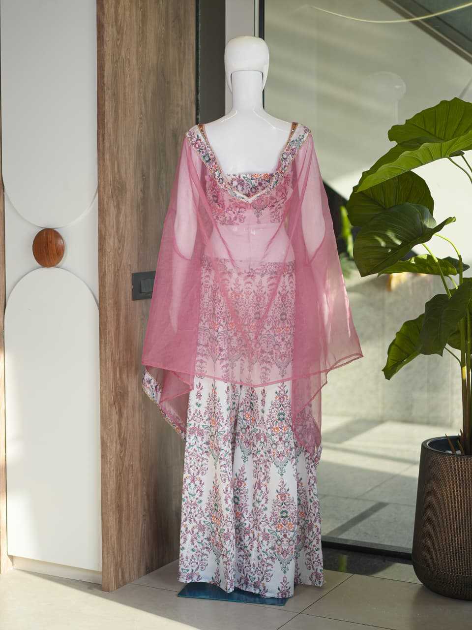 Crepe Indo Western Dress