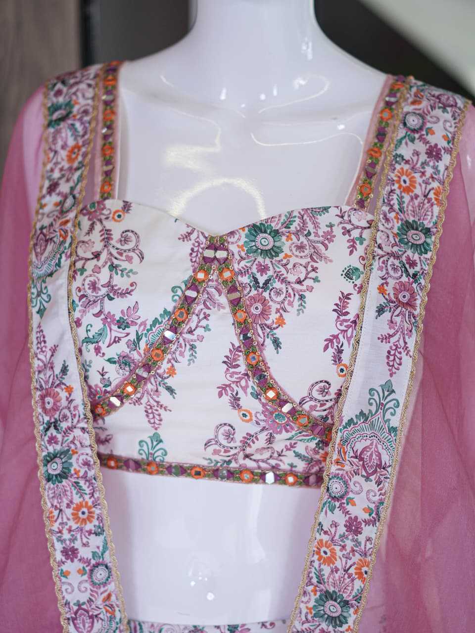 Crepe Indo Western Dress
