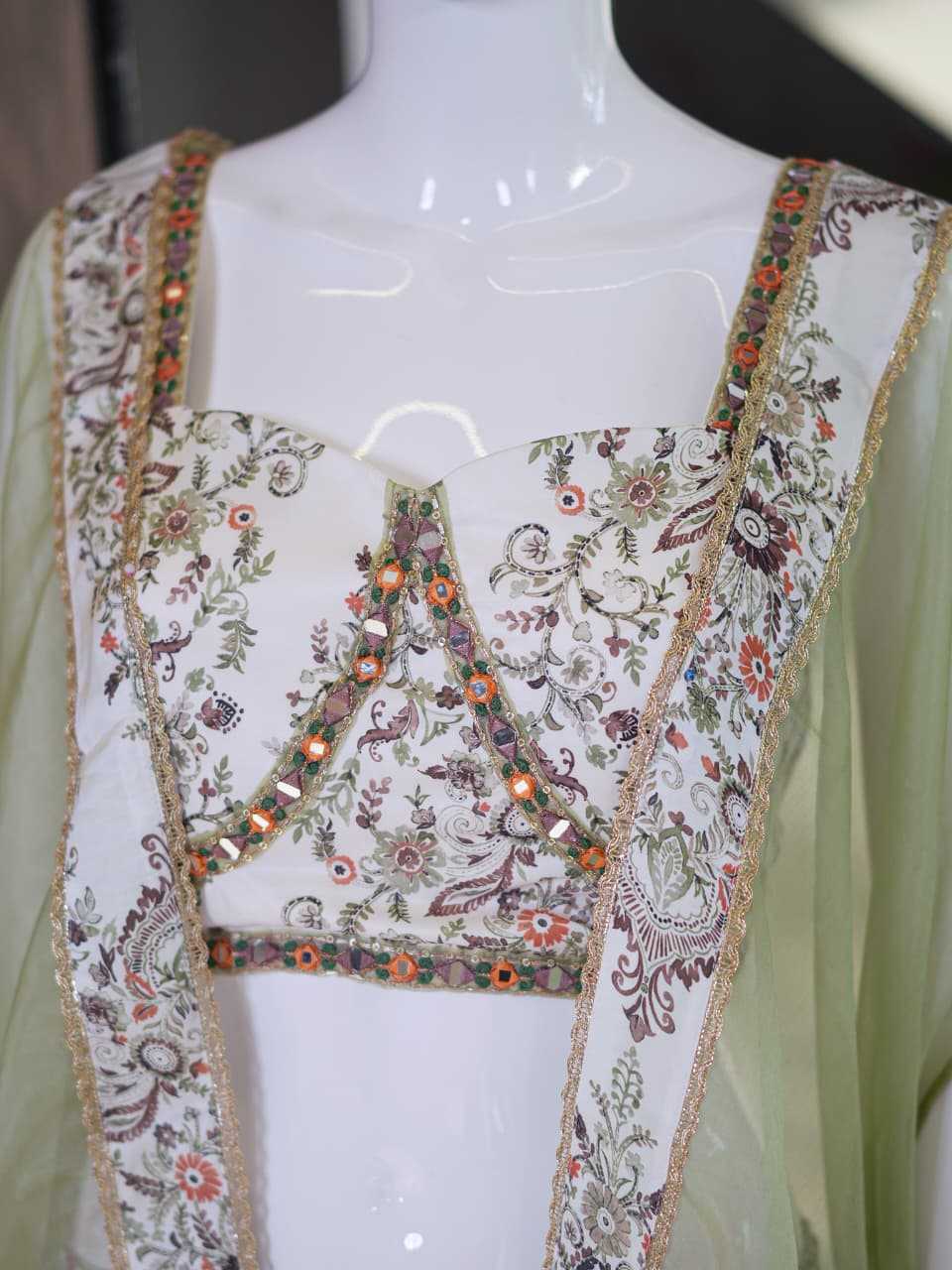 Crepe Indo Western Dress